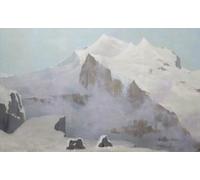 DQCJIYIGL Famous Painting Art Print Images Modern Canvas Prints the Amethyst Cloud Jungfrau by William Stott Oil Painting for Home Decor 60x90cm