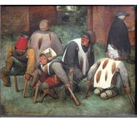 DQCJIYIGL Famous Painting Art Print Images Modern Canvas Prints the Beggars or the Cripples by Pieter the Elder Brueghel Oil Painting for Home Decor 60x90cm