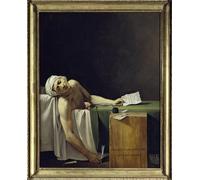 DQCJIYIGL Famous Painting Art Print Images Modern Canvas Prints the Death of Marat Painting by Jacques Louis David Oil Painting for Home Decor 60x90cm