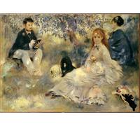 DQCJIYIGL Famous Painting Art Print Images Modern Canvas Prints the Henriot Family by Pierre Auguste Renoir Oil Painting for Home Decor 60x90cm
