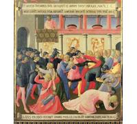 DQCJIYIGL Famous Painting Art Print Images Modern Canvas Prints the Massacre of the Innocents Detail From One of the Silver Treasury by Fra Angelico Oil Painting for Home Decor 60x90cm