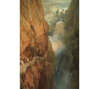 DQCJIYIGL Famous Painting Art Print Images Modern Canvas Prints The Passage of the St. Gothard Mallord William Turner Oil Painting for Home Decor 60x90cm