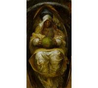 DQCJIYIGL Famous Painting Art Print Images Modern Canvas Prints the Recording Angel by George Frederic Watts Oil Painting for Home Decor 60x90cm