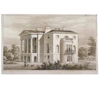 DQCJIYIGL Famous Painting Art Print Images Modern Canvas Prints View of South Villa in Regent's Park London by Hosmer Shepherd Oil Painting for Home Decor 60x90cm