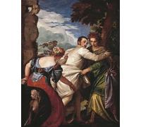 DQCJIYIGL Famous Painting Wall Art Posters Posters And Prints Allegory of Virtue and Vice or Hercules Choice Circa by Veronese Mural Artwork for Home Decor 60x90cm