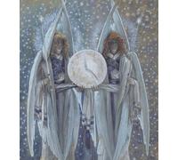 DQCJIYIGL Famous Painting Wall Art Posters Posters And Prints Angels Supporting a Dial Which Indicates the Hours by Jacques Mural Artwork for Home Decor 60x90cm