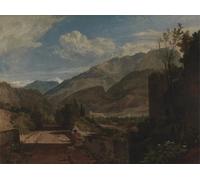 DQCJIYIGL Famous Painting Wall Art Posters Posters And Prints Chateaux De St. Michael Bonneville Savoy by Mallord William Turner Mural Artwork for Home Decor 60x90cm