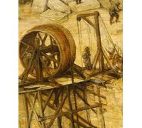 DQCJIYIGL Famous Painting Wall Art Posters Posters And Prints Crane Detail From Tower of Babel by Pieter Bruegel the Elder Mural Artwork for Home Decor 60x90cm