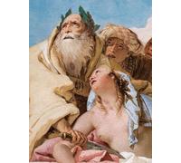 DQCJIYIGL Famous Painting Wall Art Posters Posters And Prints Detail of Calchas and Iphigenia From the Sacrifice of Iphigenia by Battista Tiepolo Mural Artwork for Home Decor 60x90cm