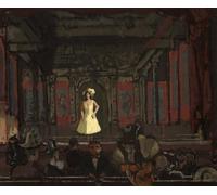 DQCJIYIGL Famous Painting Wall Art Posters Posters And Prints Gatti’s Hungerford of Varieties Second Turn of Katie Lawrence by Walter Richard Sickert Mural Artwork for Home Decor 60x90cm