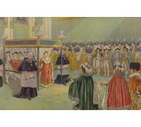 DQCJIYIGL Famous Painting Wall Art Posters Posters And Prints Gifts Presented to Napoleon Bonaparte At His Coronation in Paris by Jacques Marie Gaston Onfray De Breville for Home Decor 60x90cm