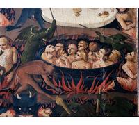DQCJIYIGL Famous Painting Wall Art Posters Posters And Prints Hell the Souls of the Damns Subjected to Torture in the Circles of Hell by Fra Angelico Mural Artwork for Home Decor 60x90cm