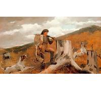 DQCJIYIGL Famous Painting Wall Art Posters Posters And Prints Huntsman and Dogs by Winslow Homer Mural Artwork for Home Decor 60x90cm