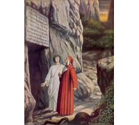 DQCJIYIGL Famous Painting Wall Art Posters Posters And Prints Illustration for Dante's Divine Comedy by Tancredi Scarpelli Mural Artwork for Home Decor 60x90cm