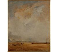 DQCJIYIGL Famous Painting Wall Art Posters Posters And Prints Normandy by Richard Parkes Bonington Mural Artwork for Home Decor 60x90cm