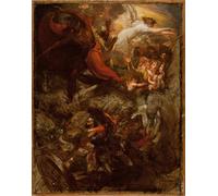 DQCJIYIGL Famous Painting Wall Art Posters Posters And Prints Pharaoh and His Host Lost in the Red Sea by Benjamin West Mural Artwork for Home Decor 60x90cm