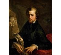 DQCJIYIGL Famous Painting Wall Art Posters Posters And Prints Portrait of Charles André Langevin by Jean Francois Millets Mural Artwork for Home Decor 60x90cm