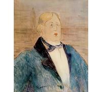 DQCJIYIGL Famous Painting Wall Art Posters Posters And Prints Portrait of Oscar Wilde by Henri De Toulouse Lautrec Mural Artwork for Home Decor 60x90cm