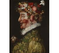DQCJIYIGL Famous Painting Wall Art Posters Posters And Prints Spring La Primavera by Giuseppe Arcimboldo Mural Artwork for Home Decor 60x90cm