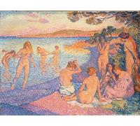 DQCJIYIGL Famous Painting Wall Art Posters Posters And Prints Sunset by Théo Van Rysselberghe Mural Artwork for Home Decor 60x90cm
