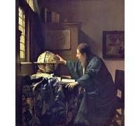 DQCJIYIGL Famous Painting Wall Art Posters Posters And Prints The astronomer by Jan Vermeer van Delft Mural Artwork for Home Decor 60x90cm