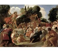 DQCJIYIGL Famous Painting Wall Art Posters Posters And Prints the Baptist Preaching by Elsheimer Mural Artwork for Home Decor 60x90cm