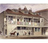 DQCJIYIGL Famous Painting Wall Art Posters Posters And Prints the Black Animal Inn Whitefriars Street London by Hosmer Shepherd Mural Artwork for Home Decor 60x90cm