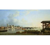 DQCJIYIGL Famous Painting Wall Art Posters Posters And Prints the Building of Westminster Bridge by Famous Painter Mural Artwork for Home Decor 60x90cm