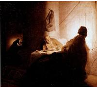 DQCJIYIGL Famous Painting Wall Art Posters Posters And Prints The emmaus supper christ appears to pilgrims seated at a table in an inn in emmaus. by Rembrandt van Rijn for Home Decor 60x90cm