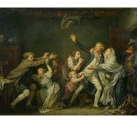 DQCJIYIGL Famous Painting Wall Art Posters Posters And Prints the Father's Curse or the Ungrateful Son by Jean Baptiste Greuze Mural Artwork for Home Decor 60x90cm