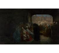 DQCJIYIGL Famous Painting Wall Art Posters Posters And Prints the House of Caiaphas by Gustave Dore Mural Artwork for Home Decor 60x90cm