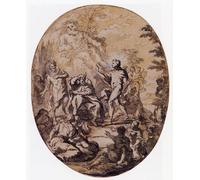DQCJIYIGL Famous Painting Wall Art Posters Posters And Prints The Judgement of Paris Sir Thornhill Mural Artwork for Home Decor 60x90cm