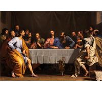 DQCJIYIGL Famous Painting Wall Art Posters Posters And Prints the Last Supper by Philippe De Champaigne Mural Artwork for Home Decor 60x90cm