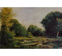 DQCJIYIGL Famous Painting Wall Art Posters Posters And Prints the Meadow by Pierre Auguste Renoir Mural Artwork for Home Decor 60x90cm