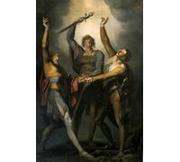DQCJIYIGL Famous Painting Wall Art Posters Posters And Prints the Oath of the Rutli by Henry Fuseli Mural Artwork for Home Decor 60x90cm