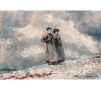 DQCJIYIGL Famous Painting Wall Art Posters Posters And Prints the Outlook Maine by Winslow Homer Mural Artwork for Home Decor 60x90cm