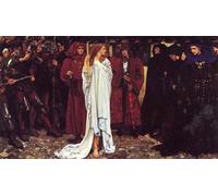 DQCJIYIGL Famous Painting Wall Art Posters Posters And Prints the Penance of Eleanor Duchess of Gloucester by Edwin Austin Abbey Mural Artwork for Home Decor 60x90cm