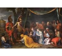 DQCJIYIGL Famous Painting Wall Art Posters Posters And Prints the Queens of Persia At the Feet of Alexander Also Says the Tent of Darius by Charles Le Brun Mural Artwork for Home Decor 60x90cm