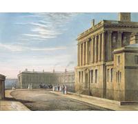 DQCJIYIGL Famous Painting Wall Art Posters Posters And Prints the Royal Crescent Bath by David Cox Mural Artwork for Home Decor 60x90cm
