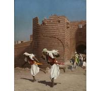 DQCJIYIGL Famous Painting Wall Art Posters Posters And Prints the Runners of the Pasha by Jean Leon Gerome Mural Artwork for Home Decor 60x90cm