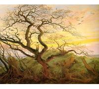 DQCJIYIGL Famous Painting Wall Art Posters Posters And Prints the Tree of Crows by Caspar David Friedrich Mural Artwork for Home Decor 60x90cm