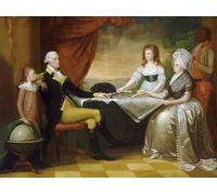DQCJIYIGL Famous Painting Wall Art Posters Posters And Prints the Washington Family by Edward Savage Mural Artwork for Home Decor 60x90cm