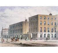 DQCJIYIGL Famous Painting Wall Art Posters Posters And Prints View of Soho Square and the Catholic Chapel by Hosmer Shepherd Mural Artwork for Home Decor 60x90cm