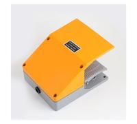 DQFOCPHHAA Double Tread YDT1-15 Foot Switch Pedal Silver aluminum shell gray double feet machine tool accessories