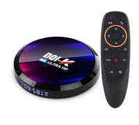 DQi-K 2024 NEW H96MAX 4GB 64GB Android 13 TV BOXES With Gyroscope Voice Remote Control RK3528 Quad-Core 64bit Cortex-A53 Support 8K 6K 4K BT 5.0 WIFI6 Android TV BOX