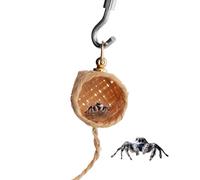 DQITJ 1 Pack Jumping Spider Hide Jumping Spider Enclosure Accessories with Magnet and Climbing Rope Spider House