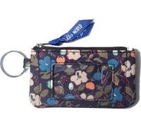 DQL ID Case Wallet with Lanyard - Women's Fashion ID Holder Keychain (Bloom Whispers)