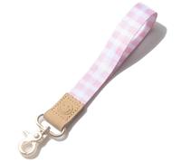 DQL Key Lanyard Wrist Keychain Wrist Keychains for Women,Hand Wrist Lanyard Keychain, Flamingo, Wristlet
