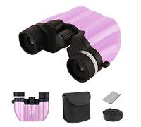 DQQ Folding Binoculars Compact Lightweight High Power Water Resistance with Weak Light Night Vision for Bird Watching Hunting Travel Outdoor Sports 10x22 Purple