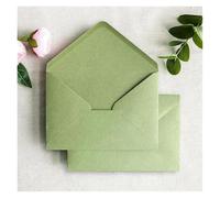 DQQJGYF Wedding Envelopes 50pcs Envelope Green/Black Postcard 133x183mm Envelopes for Wedding Invitations Business Stationery Gift Packing(50pcs 18.3x13.3cm-A)